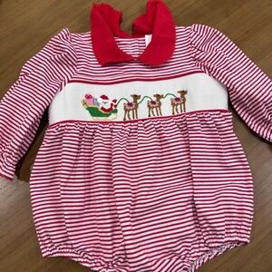 Santa and Reindeer One Piece